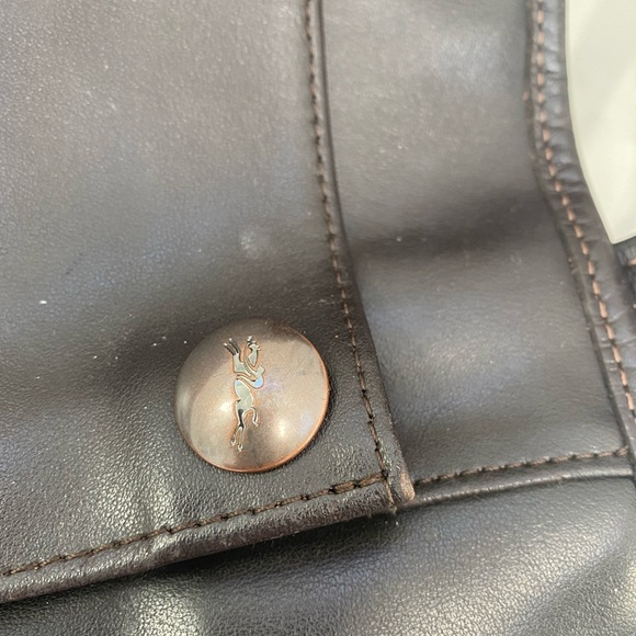 Leather Brown Long Champ - Picture 2 of 10